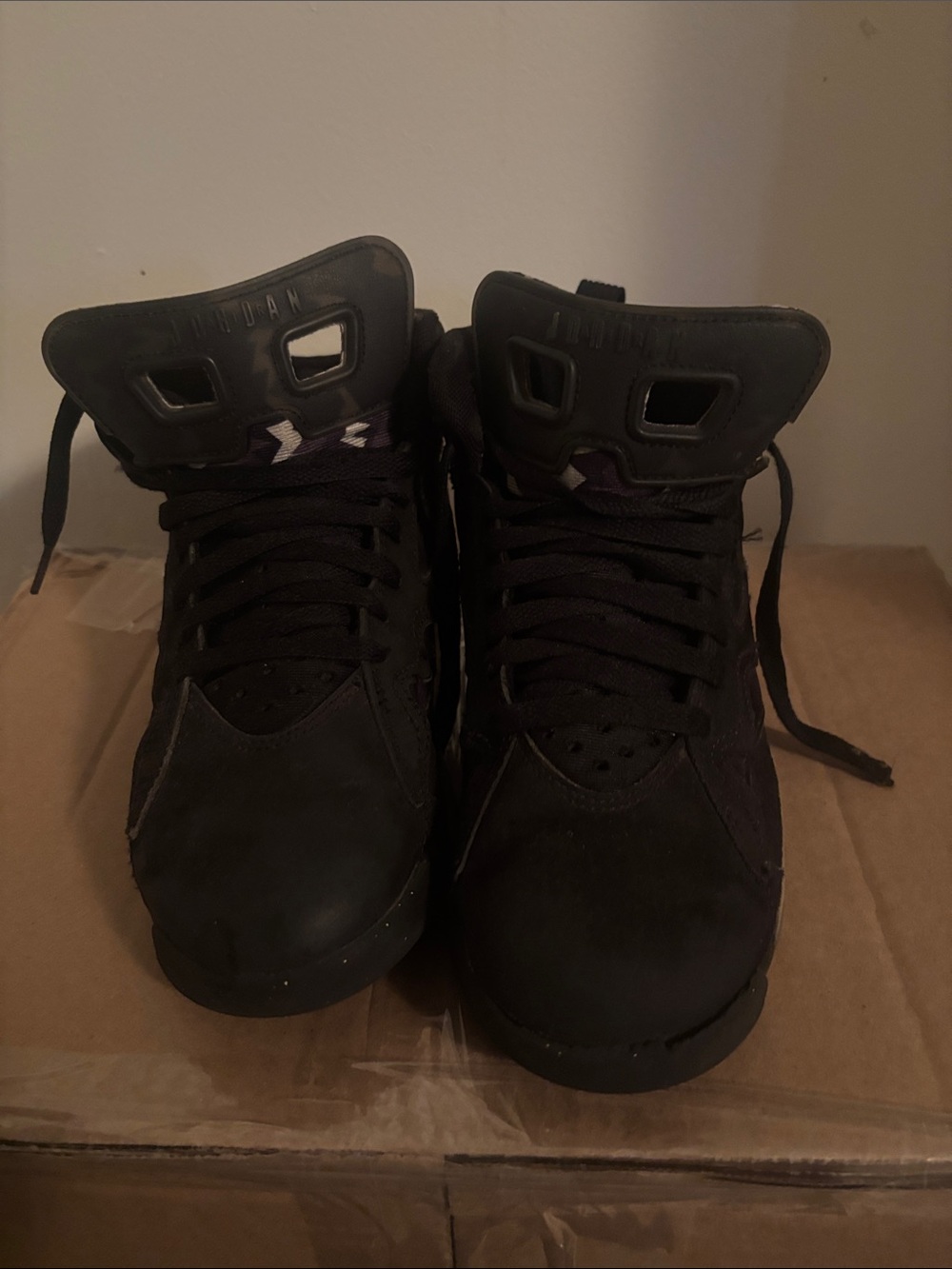 Jordan Kids' High-Top Sneakers in Black